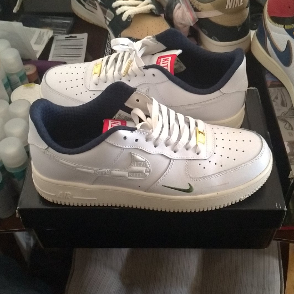 Kith x air force 1,  size 9.5 (bands)